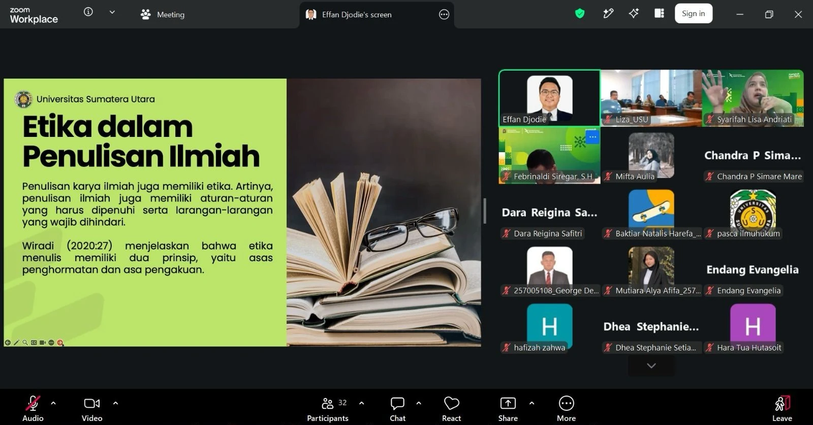 Peningkatan Kualitas Mahasiswa, Prodi MIH Gelar Pelatihan Penulisan Karya Ilmiah dengan Orisinalitas Tinggi